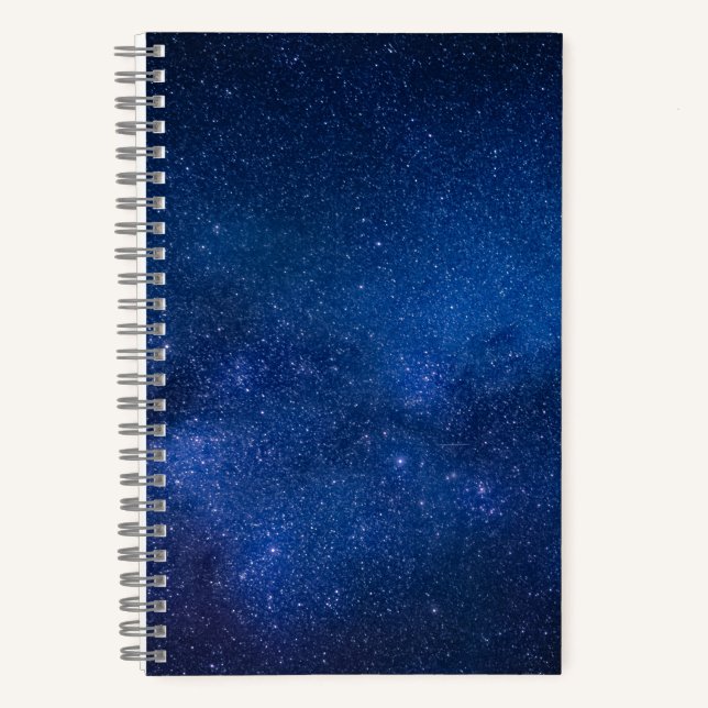 Carnet Ciel étoilé bleu | Zazzle_Growshop. (Recto)