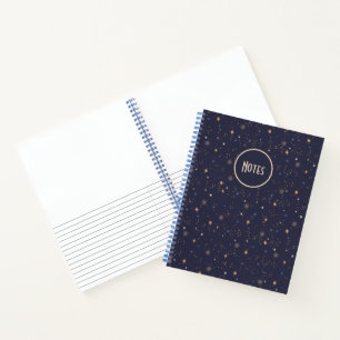 Carnet Ciel étoilé nocturne pour enfants Étoiles multicol