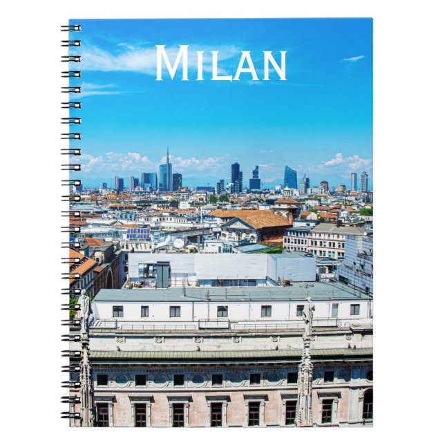Carnet Ciel Milan en Italie (Devant)