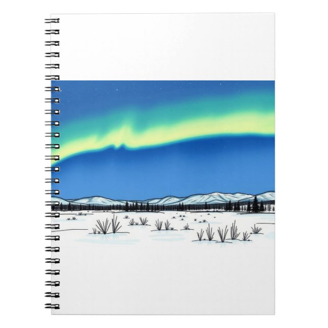 Carnet Ciel néon (Devant)