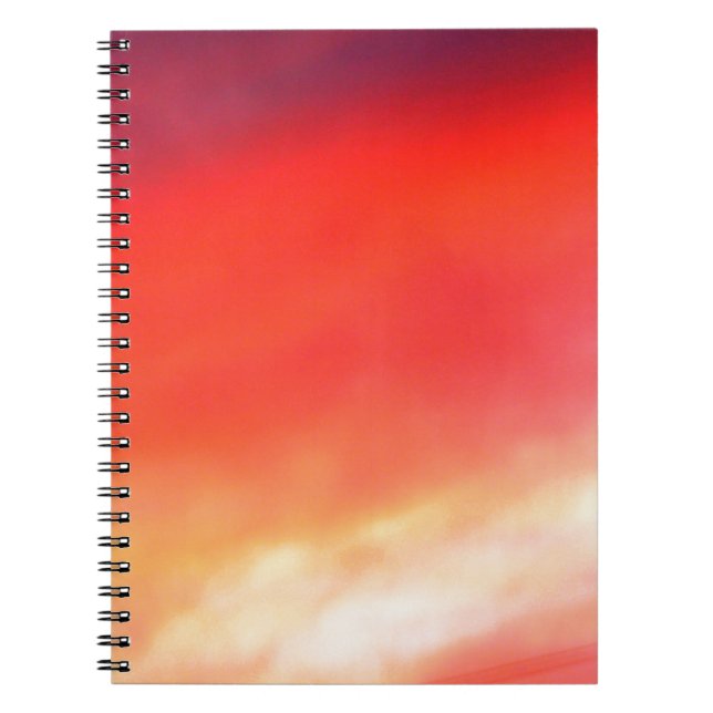 Carnet Ciel Rouge La Nuit (Devant)