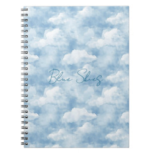 Carnet Cieux bleus Nuages  