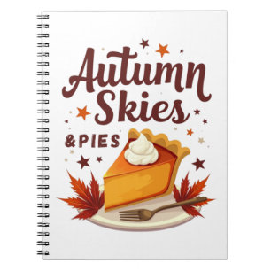 Carnet Cieux d'automne et tartes à la citrouille