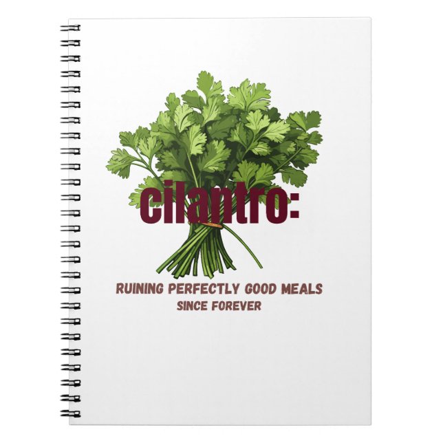 Carnet Cilantro - Ruining Parfaitement Bon Repas (Devant)