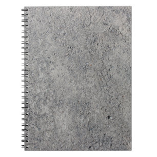 Carnet Cimetière en béton texture grise