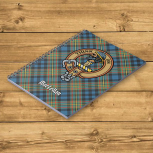 Carnet Cimier du clan MacLellan sur tartan ancien