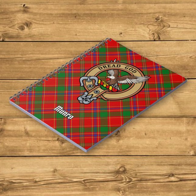 Carnet Cimier du clan Munro sur tartan (Créateur téléchargé)