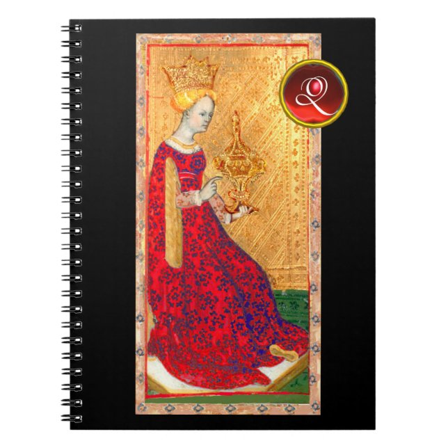 CARNET CIOTS DE RENAISSANCE ANTIQUE /REINE DE COUPES MONO (Devant)