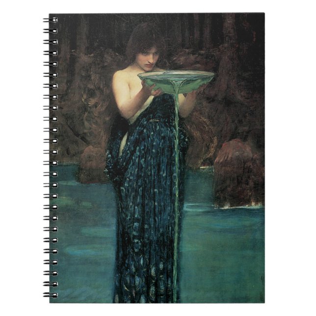 Carnet Circe Invidiosa par John William Waterhouse (Devant)