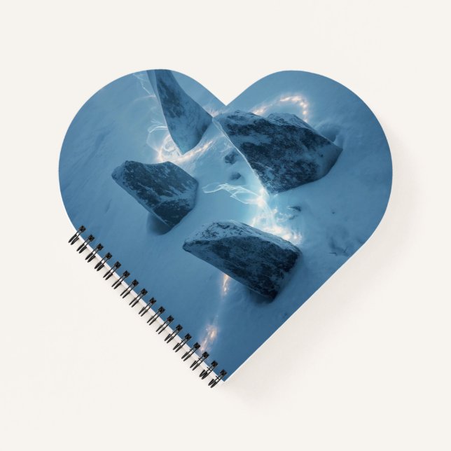 Carnet Circle of Light in the Snow (Devant)