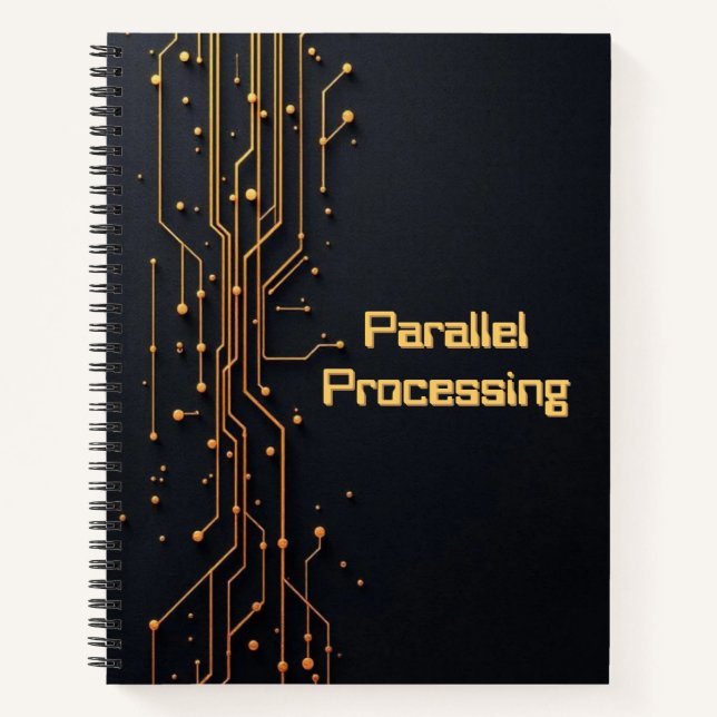 Carnet Circuit Board Intellect | Logique et connexion STE (Devant)