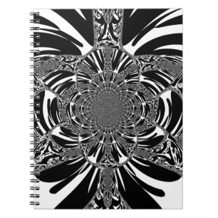 Carnet Circulaire Zebra Kaleidoscope Art