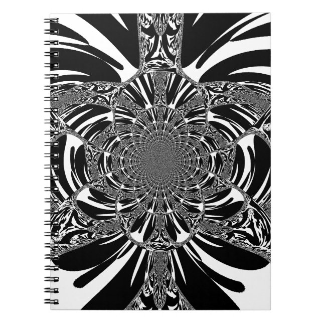 Carnet Circulaire Zebra Kaleidoscope Art (Devant)