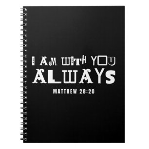 Carnet Citation Biblique Inspirante Je Suis Avec Vous Tou