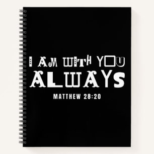 Carnet Citation Biblique Inspirante Je Suis Toujours Avec
