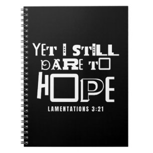 Carnet Citation Biblique Inspirante Osez Toujours Espérer