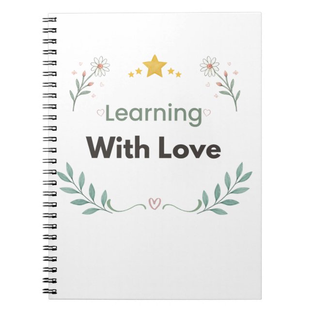 Carnet Citation Botanique Apprendre Avec Amour (Devant)