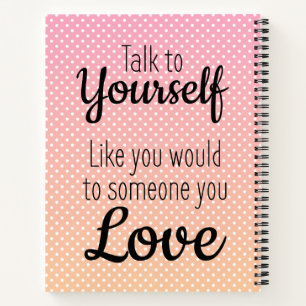 Carnet Citation d'amour de soi sain positif