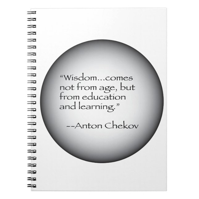 Carnet Citation d'Anton Chekov (Devant)