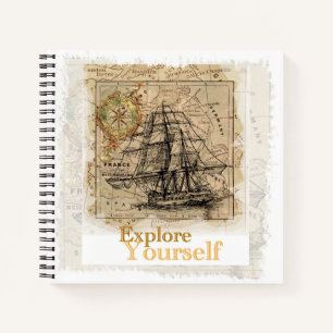 Carnet Citation d'auto-amélioration cool Moderne Élégant