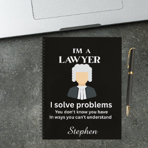 Carnet Citation d'avocat drôle personnalisée pour la remi