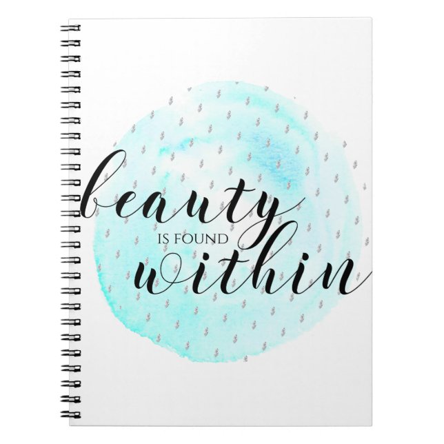 Carnet Citation de beauté de l'aquarelle (Devant)