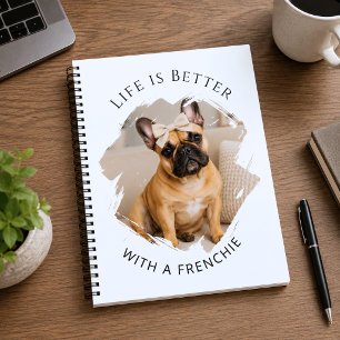 Carnet Citation de Bouledogue Français photo