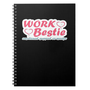Carnet Citation de cadeaux de bestie de travail Aide émot