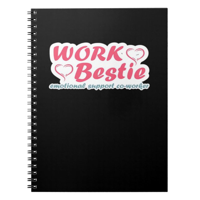 Carnet Citation de cadeaux de bestie de travail Aide émot (Devant)