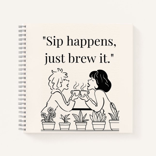 Carnet citation de café (Devant)