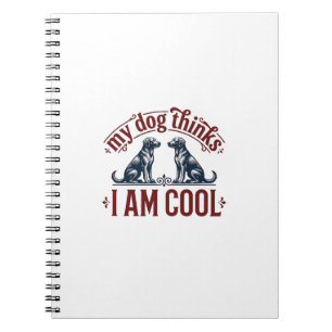 Carnet Citation de chien drôle design de T-Shirt avec gra