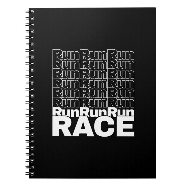 Carnet Citation de course en cours de course motivationne (Devant)