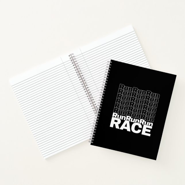 Carnet Citation de course en cours de course motivationne (Intérieur)