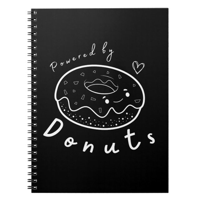 Carnet Citation de donut mignonne drôle kawaii (Devant)