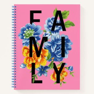 Carnet Citation de famille florale