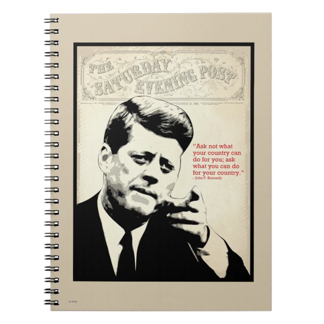 Carnet Citation de John F. Kennedy (Devant)