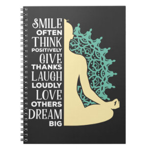 Carnet Citation de la méditation bouddhiste yoga