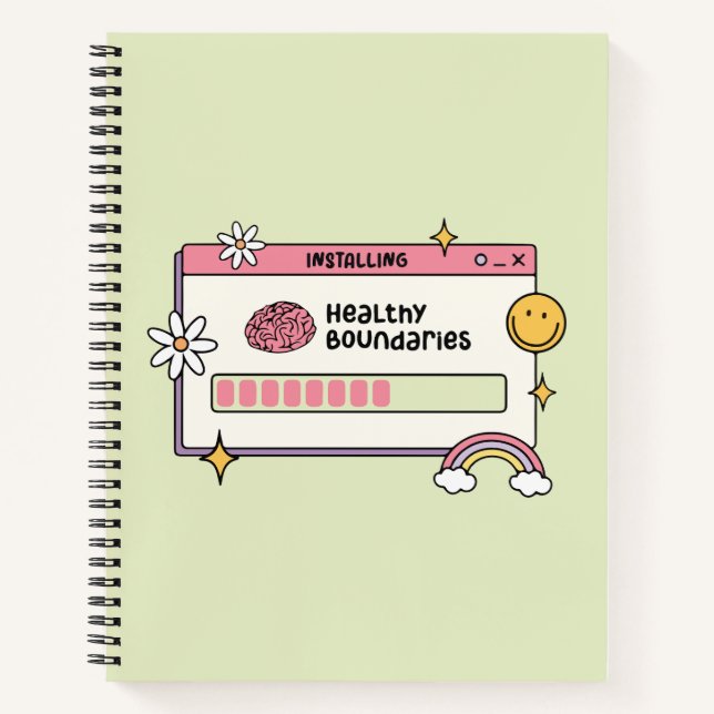 Carnet Citation de l'installation de limites saines pour  (Devant)