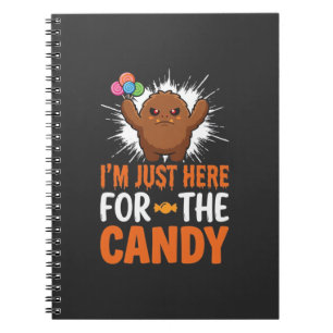 Carnet Citation de Monstre de Bonbons d'Halloween Design
