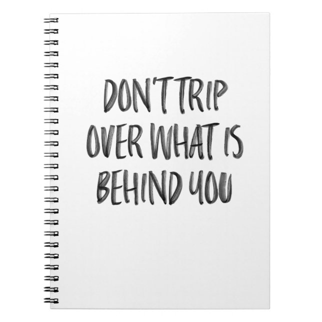 Carnet Citation de motivation inspirationnelle tendance N (Devant)