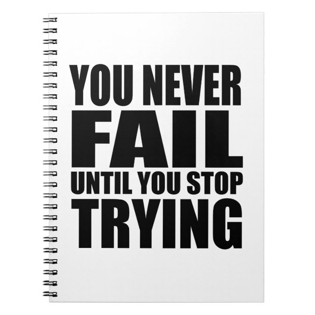 Carnet Citation de motivation réussite (Devant)