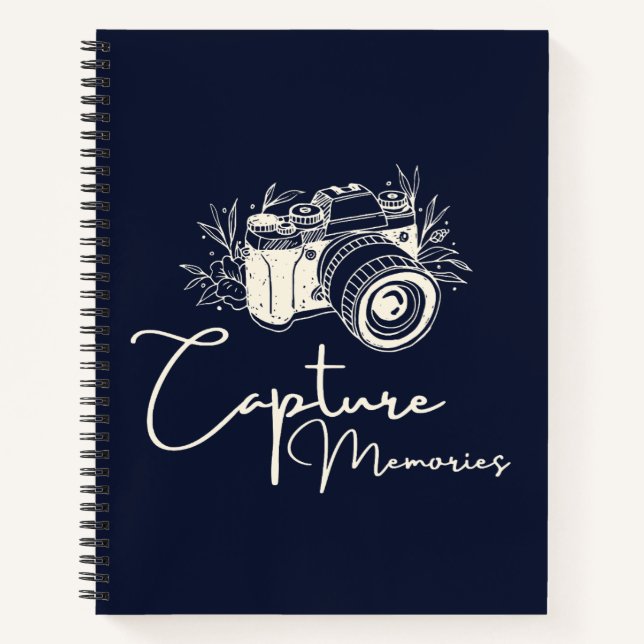 Carnet Citation de photographie Capture Memories (Devant)
