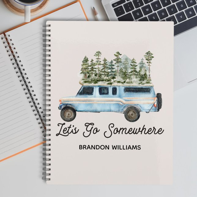 Carnet Citation de road trip en camping Allons quelque pa (In situ)
