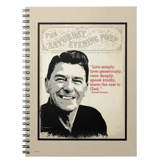 Carnet Citation de Ronald Reagan (Devant)