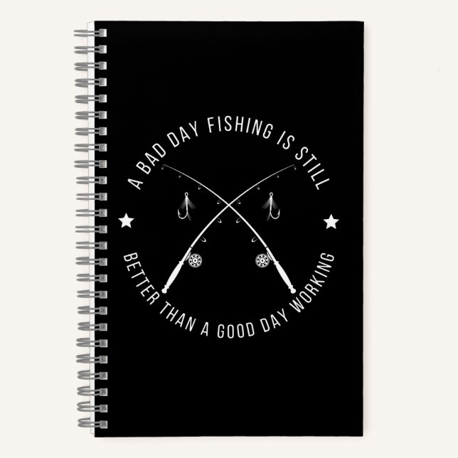 Carnet Citation de travail drôle de pêche (Recto)