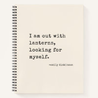 Citation d'Emily Dickinson Rétro Machine à Écrire