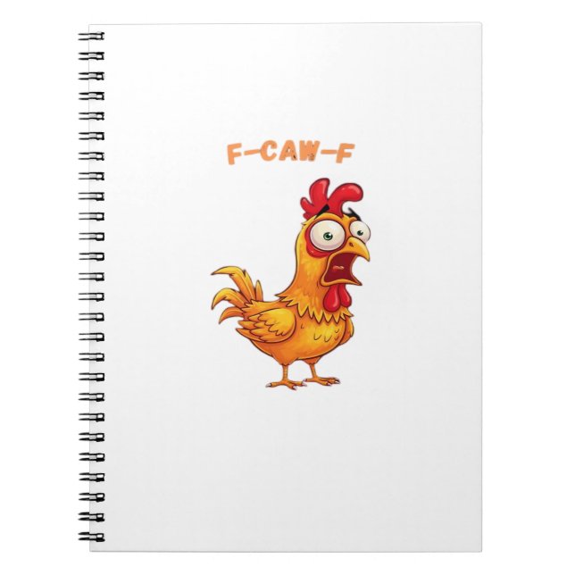 Carnet Citation drôle classique F-Caw-F (Devant)