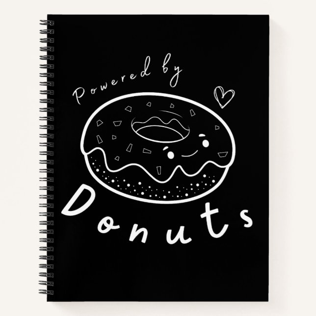 Carnet Citation drôle de beignet mignon Kawaii (Devant)