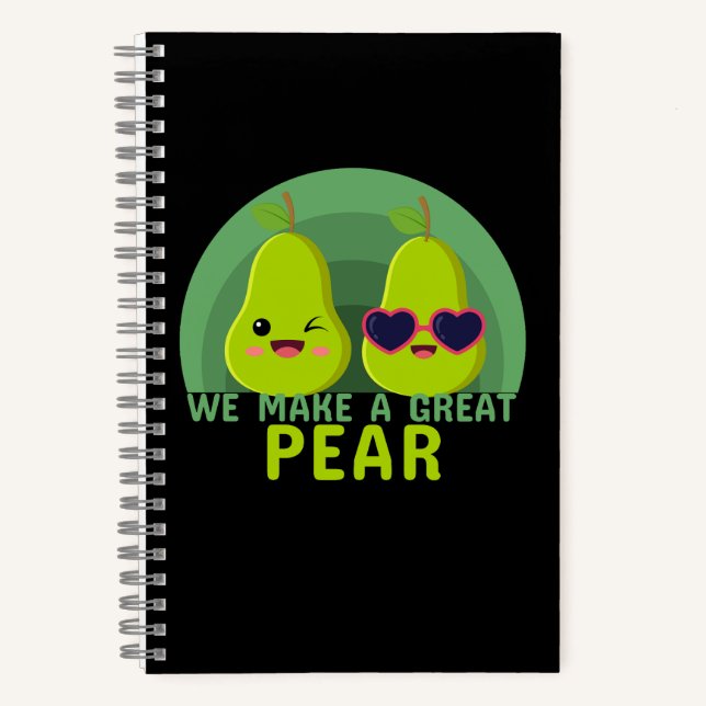 Carnet Citation drôle de fruit Kawaii (Recto)