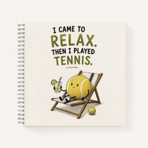 Carnet Citation drôle de tennis